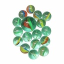 100 + 2 40 Glass Marbles In Colour
