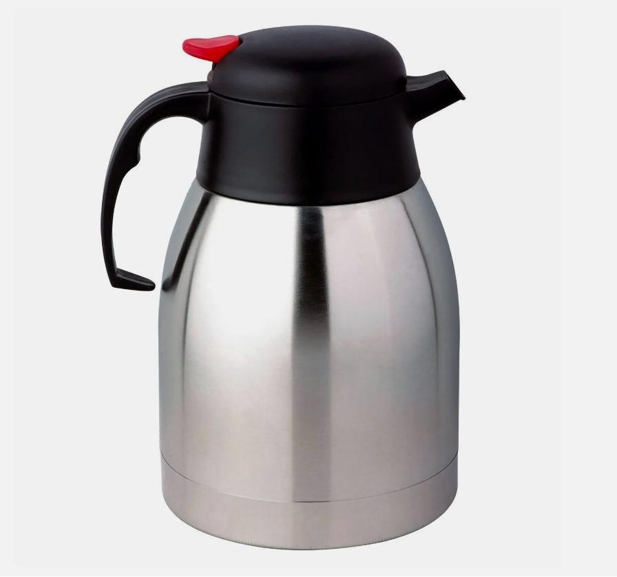 1.5L Stainless Steel Double Wall Jug Vacuum Thermos Flask Teapot Coffee