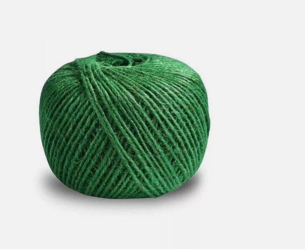 125m Garden Jute Twine Green Plant Support String Pack Of 3