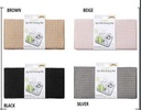 2PK DISH DRYING MAT Microfibre material - 47x42 cm X 1 Random