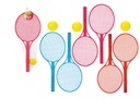 1 X Deluxe Tennis Set With Soft Ball - 3 ASSORTED -