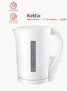 1.7 Litre Kettle Immersed Cordless Dual Water Indicator - 2kw White
