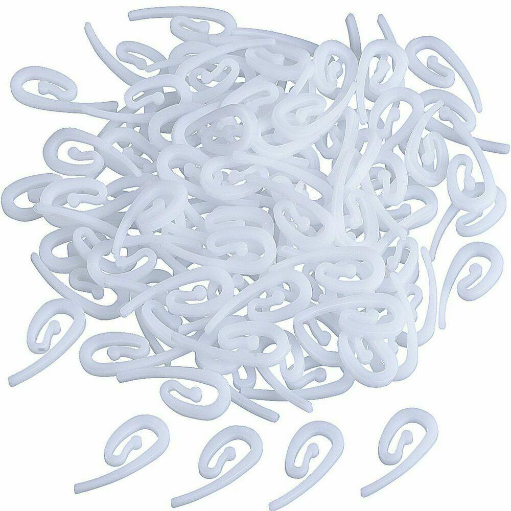 100 curtain hooks