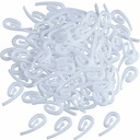 100 curtain hooks
