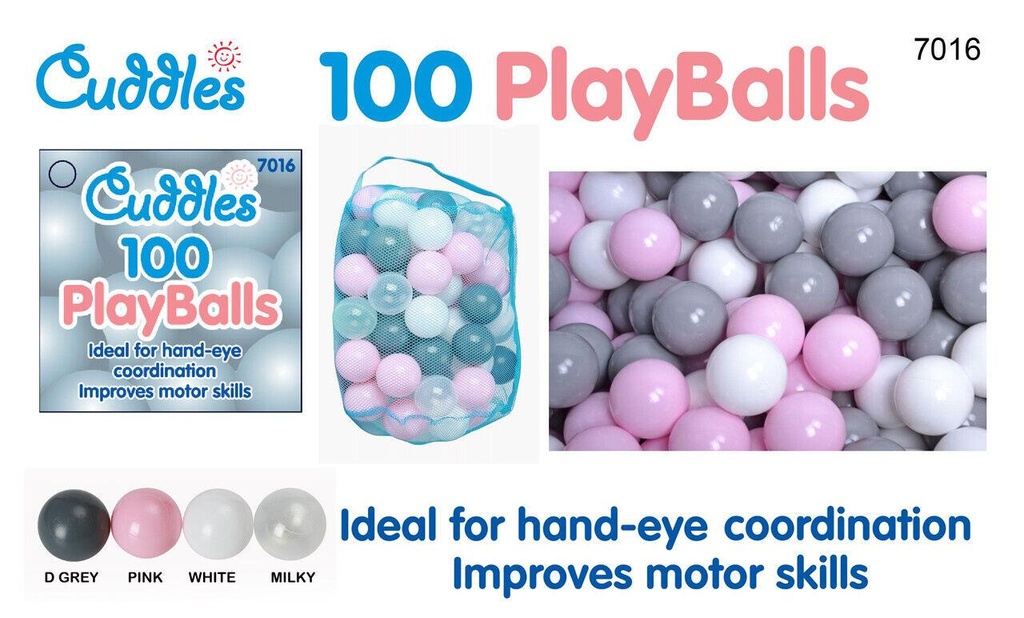 100 BALLS GREY