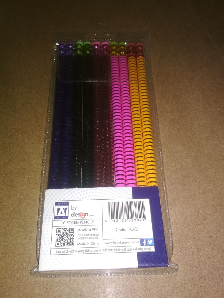 10 Foiled Pencils
