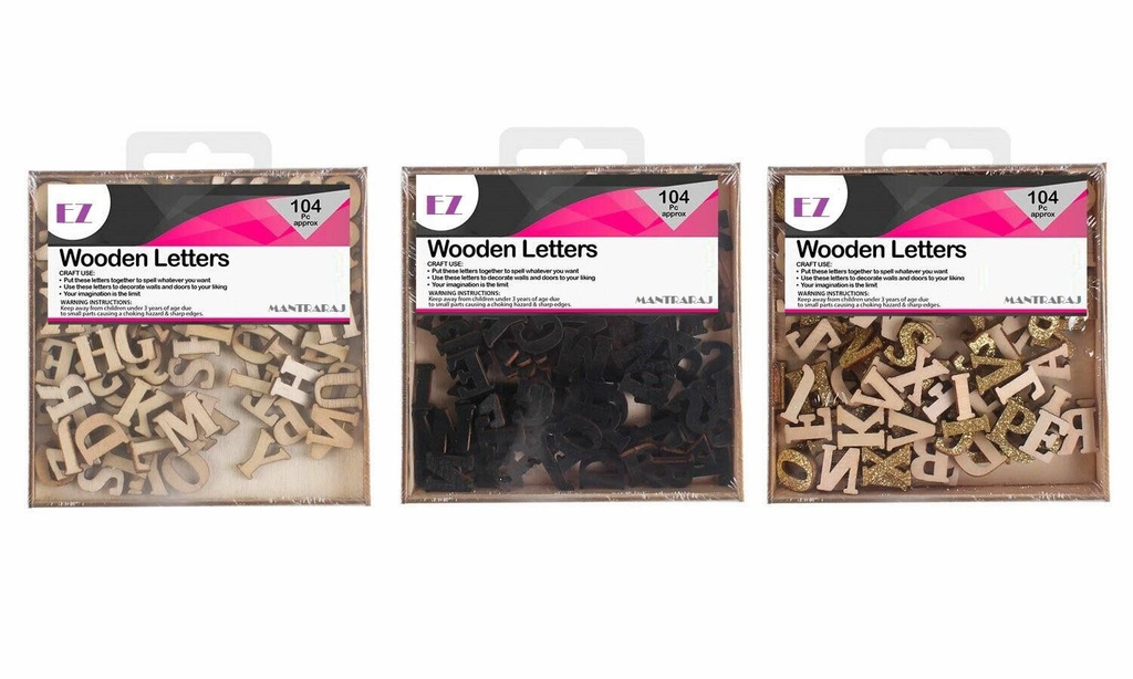 104pcs 13mm x 10mm - 1 X White, Black or Natural