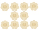 10 x Disposable Self Adhesive Discreet Nude Nipple Daisies Covers Pads Braless Pasties