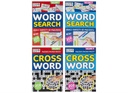 (PACK OF 4) Cross Word (Volume-1 & 2) Word Search (Volume-1 & 2)
